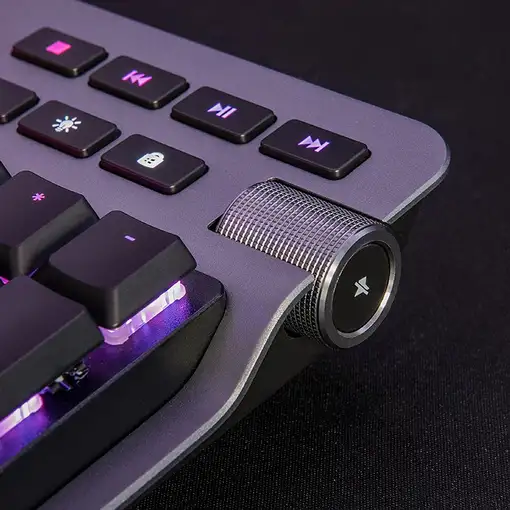 Thermaltake ARGENT K6 RGB teclado Juego USB QWERTZ Alemán Titanio