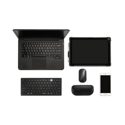 Kensington Teclado compacto multidispositivo con tecnología inalámbrica dual