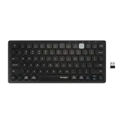 Kensington Teclado compacto multidispositivo con tecnología inalámbrica dual
