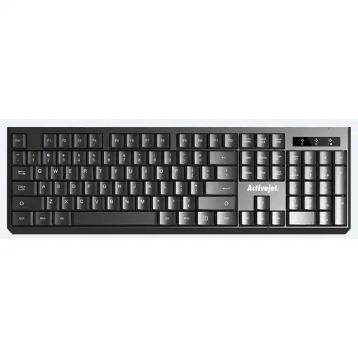 Activejet Teclado inalámbrico K-3911W, alimentado por pilas 1x 1,5V AAA