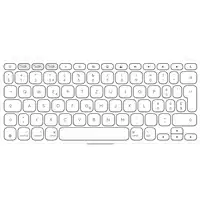 Logitech 920-012965 teclado Universal Bluetooth QWERTZ Alemán Blanco