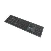 NATEC NKL-1830 teclado Universal RF Wireless + Bluetooth QWERTY Español Negro, Gri