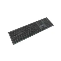 NATEC NKL-1830 teclado Universal RF Wireless + Bluetooth QWERTY Español Negro, Gri