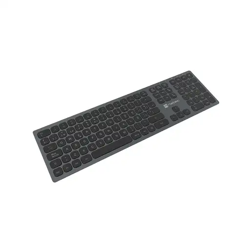 NATEC NKL-1830 teclado Universal RF Wireless + Bluetooth QWERTY Español Negro, Gri