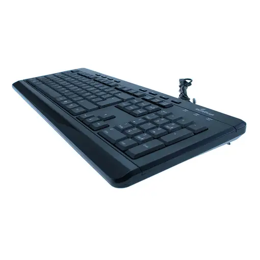 MediaRange MROS102 teclado Universal USB QWERTZ Alemán Negro