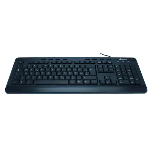 MediaRange MROS102 teclado Universal USB QWERTZ Alemán Negro