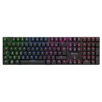 Sharkoon PureWriter RGB teclado Juego USB AZERTY Francés Negro