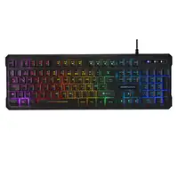 Mars Gaming MK218DE, Teclado RGB H-Mech, Antighosting, Layout Alemán