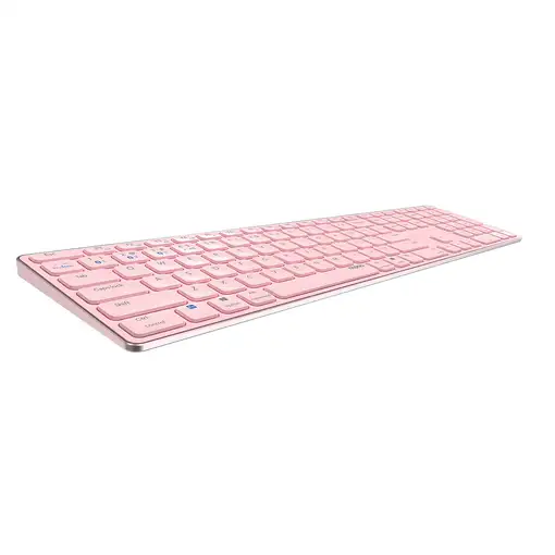 Rapoo E9800M teclado Universal Bluetooth QWERTY Rosa