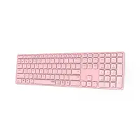 Rapoo E9800M teclado Universal Bluetooth QWERTY Rosa