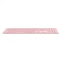Rapoo E9800M teclado Universal Bluetooth QWERTY Rosa