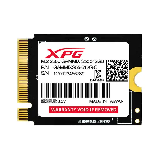 ADATA SGAMMIXS55-512G-C unidad de estado sólido 512 GB M.2 PCI Express 4.0 NVMe 3D