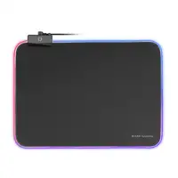 Mars Gaming MMPRGBL, Alfombrilla Gaming, RGB Chroma 12 Modos, Nanotextil, Negro