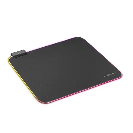 Mars Gaming MMPRGBL, Alfombrilla Gaming, RGB Chroma 12 Modos, Nanotextil, Negro