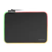 Mars Gaming MMPRGBL, Alfombrilla Gaming, RGB Chroma 12 Modos, Nanotextil, Negro