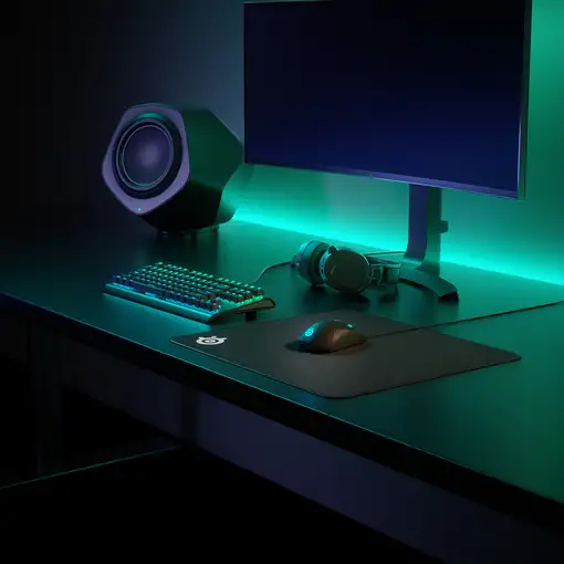 Steelseries QcK Edge Large Alfombrilla de ratón para juegos Negro
