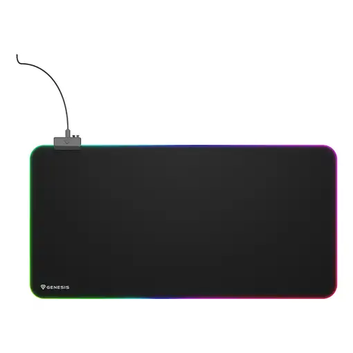 GENESIS Boron 500 XXL RGB Alfombrilla de ratón para juegos Negro