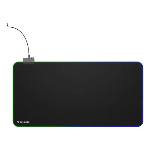 GENESIS Boron 500 XXL RGB Alfombrilla de ratón para juegos Negro