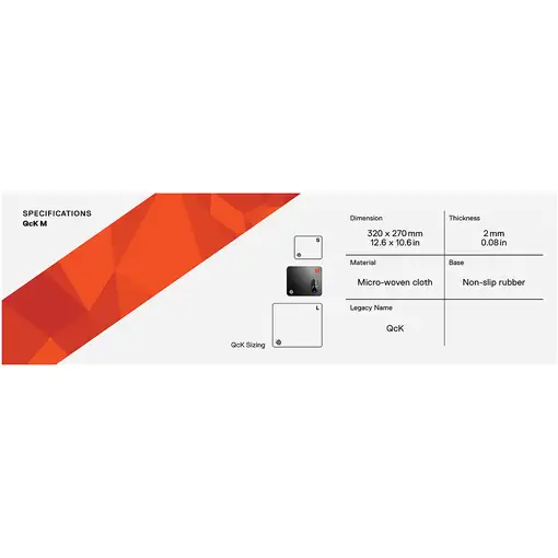 Steelseries QcK Alfombrilla de ratón para juegos Negro