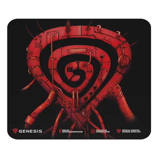 GENESIS Pump Up The Game Alfombrilla de ratón para juegos Negro