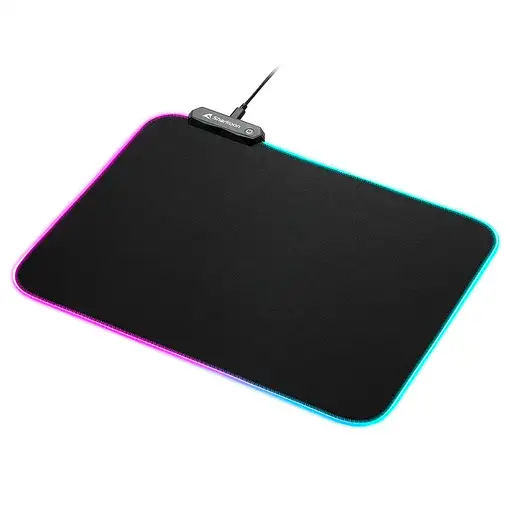Sharkoon 1337 RGB V2 Gaming Mat Alfombrilla de ratón para juegos Negro