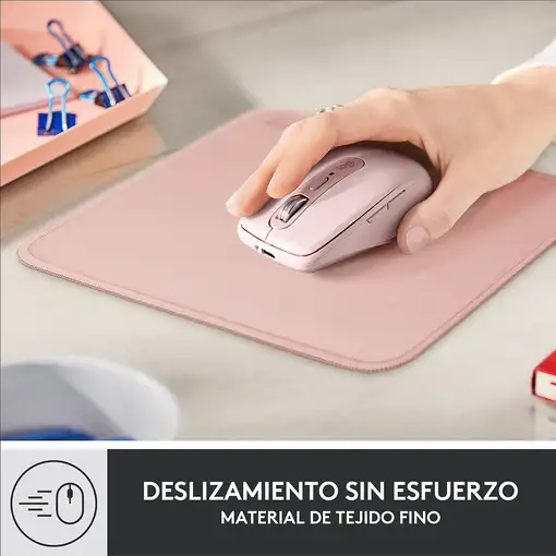 Logitech 956-000050 alfombrilla para ratón Rosa