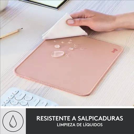 Logitech 956-000050 alfombrilla para ratón Rosa