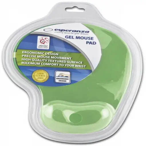 Esperanza EA137G alfombrilla para ratón Verde