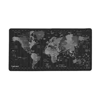 NATEC Time Zone Map Maxi Negro, Gris