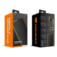 COUGAR Gaming NEON X RGB Alfombrilla de ratón para juegos Negro