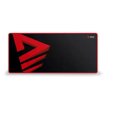Savio Turbo Dynamic Alfombrilla de ratón para juegos Negro, Rojo