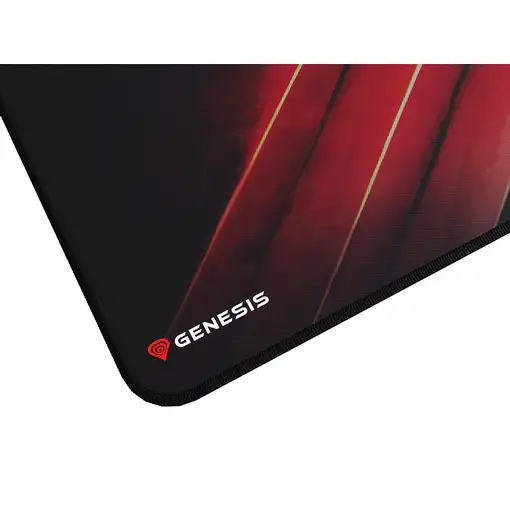GENESIS Carbon 500 Maxi Flash G2 Alfombrilla de ratón para juegos Negro, Rojo