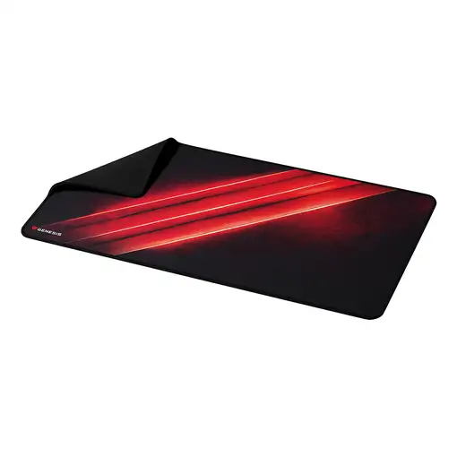 GENESIS Carbon 500 Maxi Flash G2 Alfombrilla de ratón para juegos Negro, Rojo