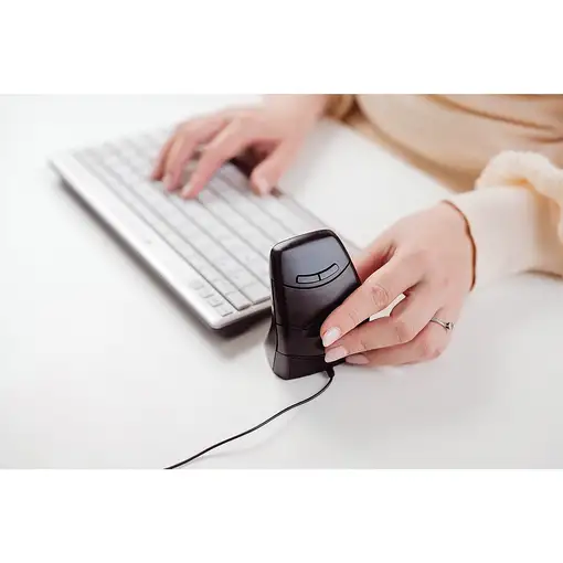 BakkerElkhuizen DXT 3 ratón Oficina Ambidextro USB Tipo C Óptico 2400 DPI