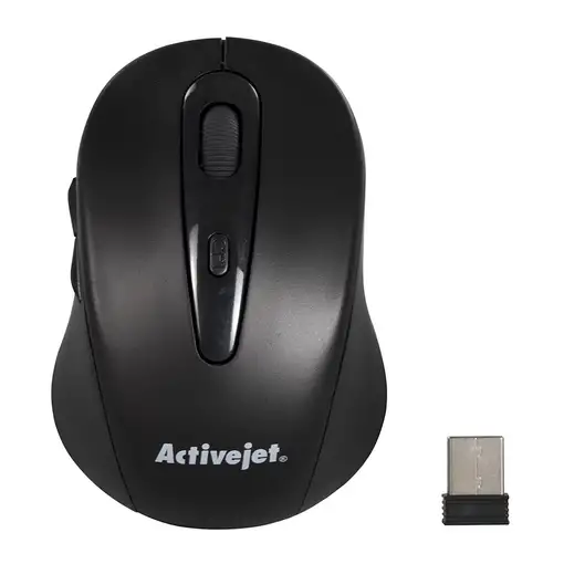 Activejet AMY-213 ratón Oficina Ambidextro RF inalámbrico Óptico 1600 DPI