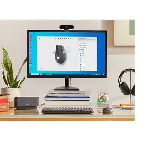 Logitech MX Anywhere 3S for Business ratón Oficina mano derecha RF Wireless + Blue