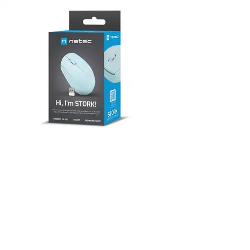 NATEC STORK ratón Hogar Ambidextro Bluetooth + USB Type-A Óptico 1600 DPI