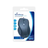 MediaRange MROS202 ratón Oficina mano derecha USB tipo A Óptico 2400 DPI
