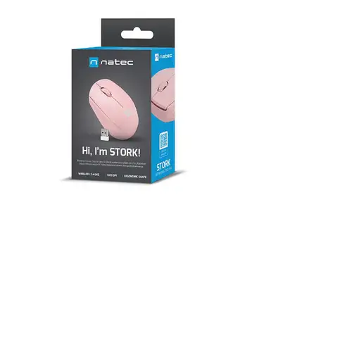 NATEC STORK ratón Hogar Ambidextro Bluetooth + USB Type-A Óptico 1600 DPI