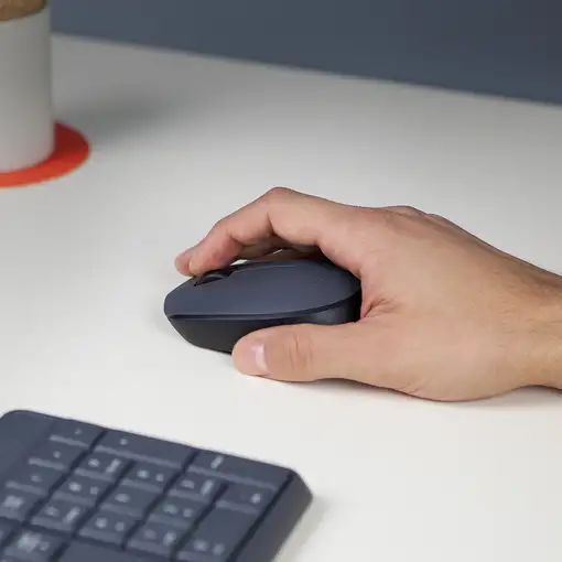 Logitech M170 Grey-K ratón Oficina Ambidextro RF inalámbrico Óptico 1000 DPI