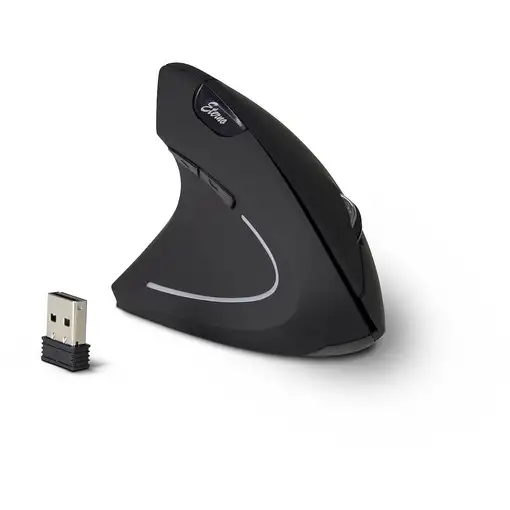 Inter-Tech KM-206L ratón Oficina Ambidextro RF inalámbrico Óptico 1600 DPI