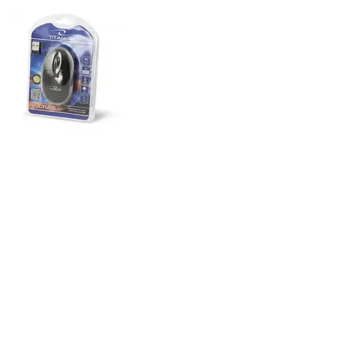 Esperanza Titanum ratón Oficina Ambidextro RF inalámbrico Óptico 1000 DPI