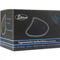 Inter-Tech KM-206R ratón Oficina Ambidextro RF inalámbrico Óptico 1600 DPI