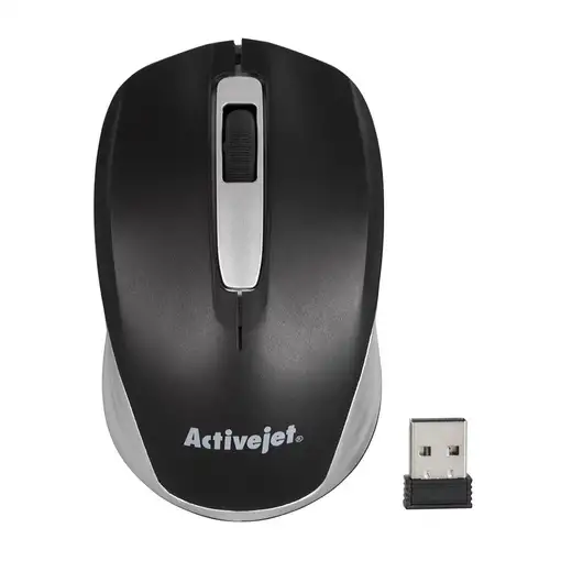 Activejet AMY-313 ratón Oficina Ambidextro RF inalámbrico Óptico 1200 DPI