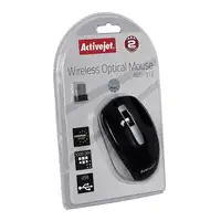 Activejet AMY-313 ratón Oficina Ambidextro RF inalámbrico Óptico 1200 DPI