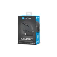 NATEC Osprey ratón Oficina mano derecha RF Wireless + Bluetooth Óptico 1600 DPI