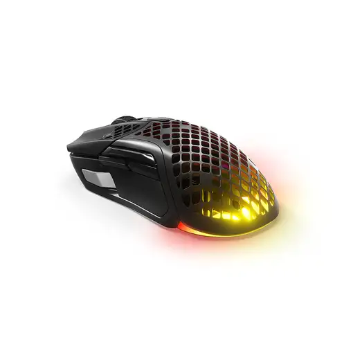 Steelseries Aerox 5 Wireless ratón Oficina mano derecha Bluetooth Óptico 18000 DPI