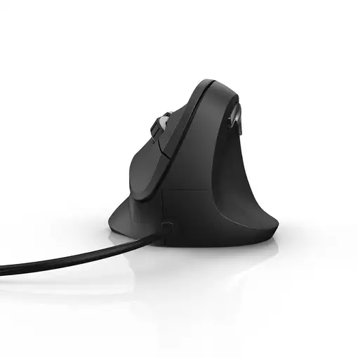 Hama | Ratón EMC-500 con cable, ratón ergonómico, hasta 1800 ppp, 6 botones, color