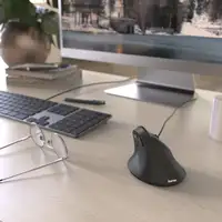 Hama | Ratón EMC-500 con cable, ratón ergonómico, hasta 1800 ppp, 6 botones, color