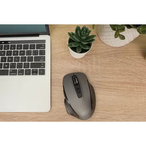 Digitus Wireless Optical Mouse, 6 botones, Ergonomic